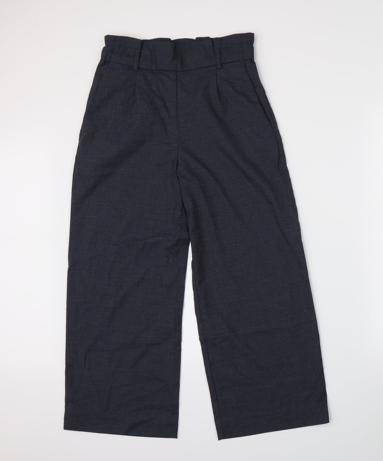 H&M Womens Blue   Trousers  Size 8 L27 in