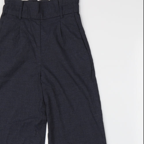 H&M Womens Blue   Trousers  Size 8 L27 in