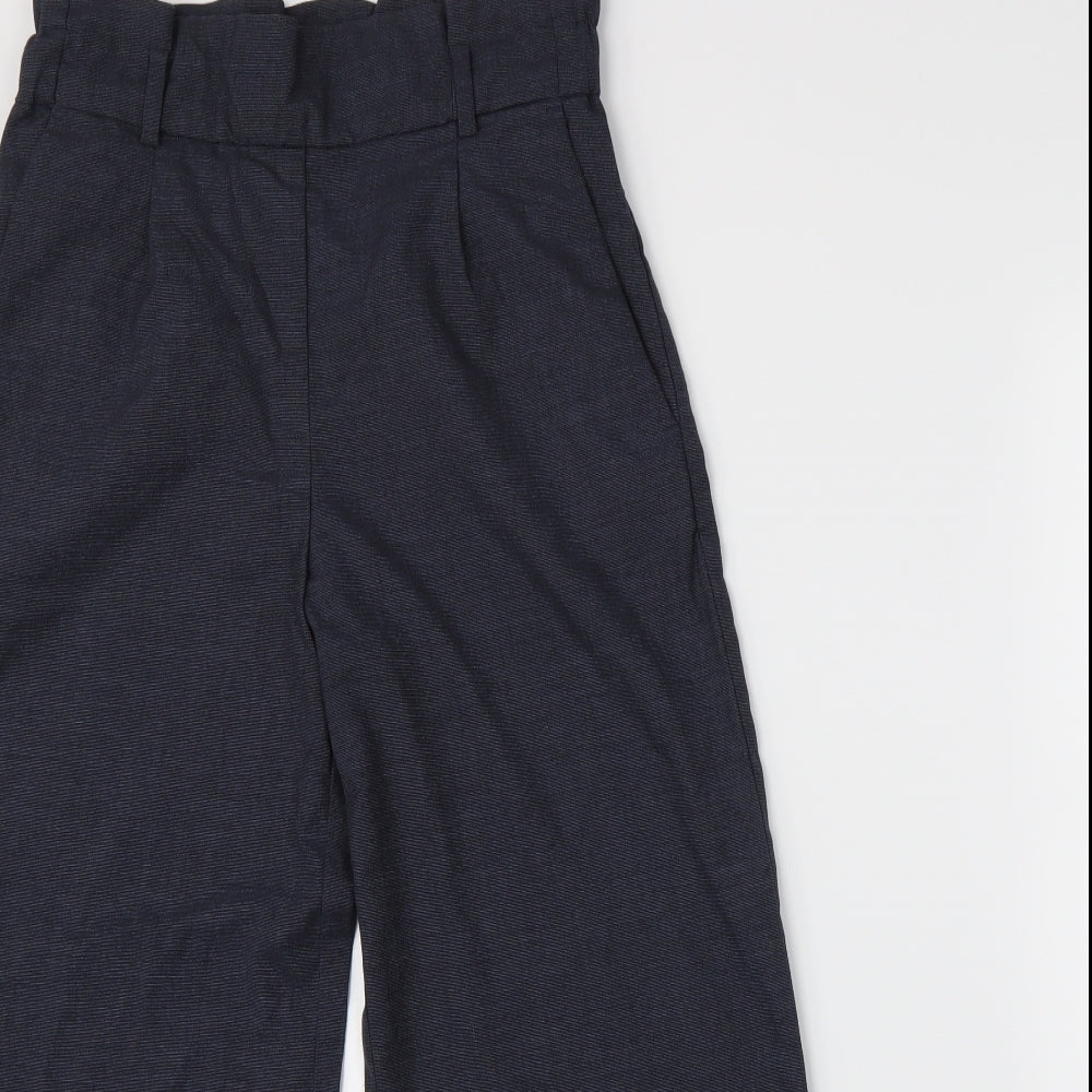 H&M Womens Blue   Trousers  Size 8 L27 in