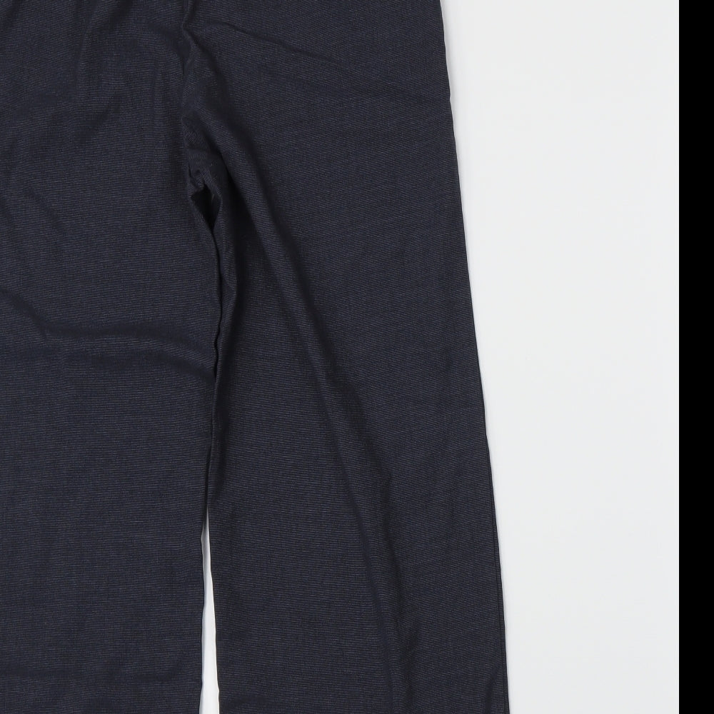 H&M Womens Blue   Trousers  Size 8 L27 in