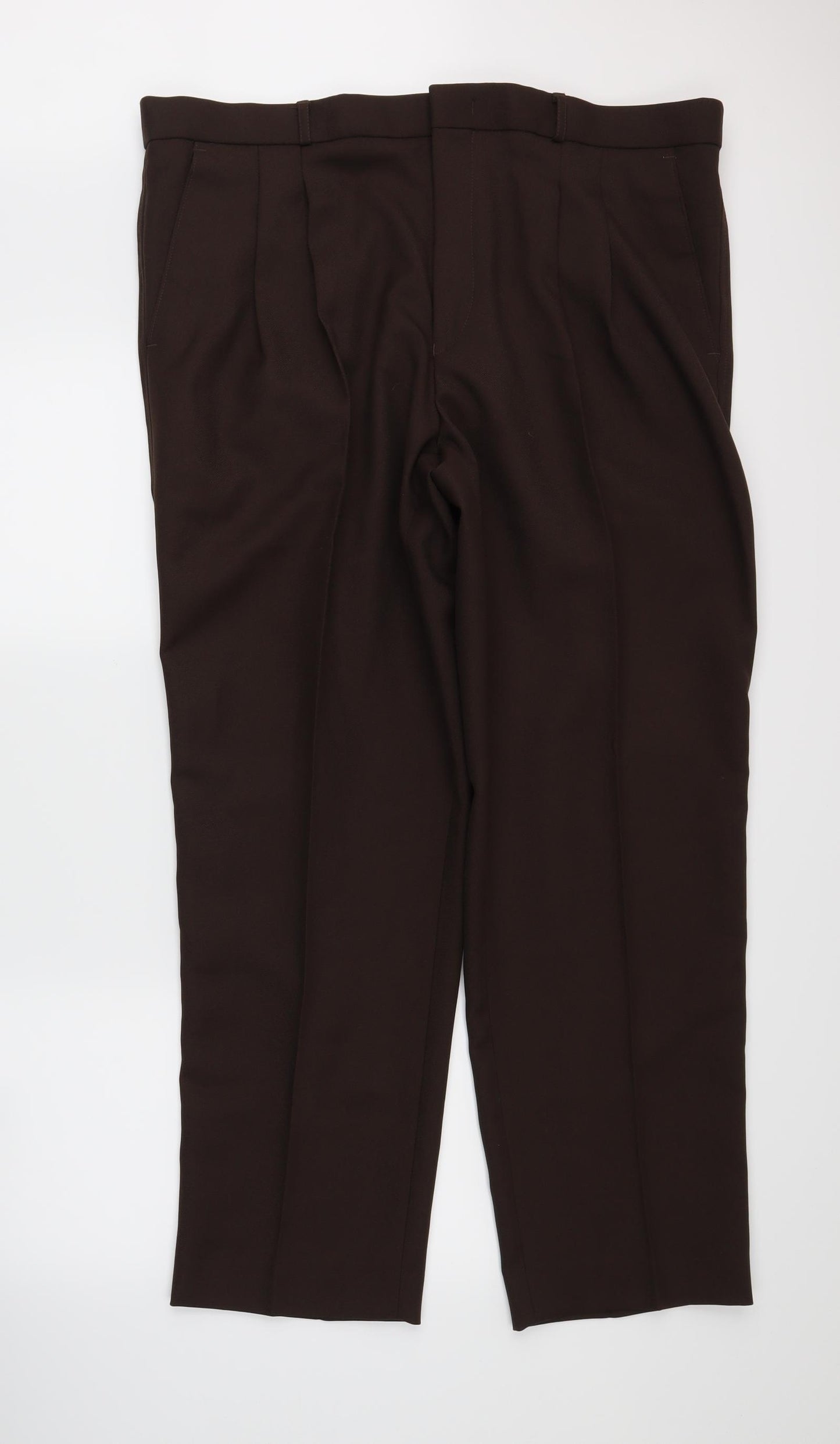 Preworn Mens Brown   Trousers  Size 42 L30 in