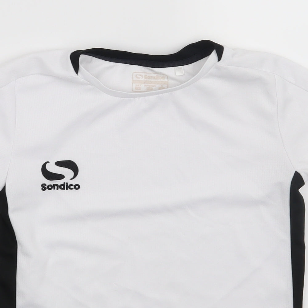 Sandico Boys White   Basic T-Shirt Size 5-6 Years