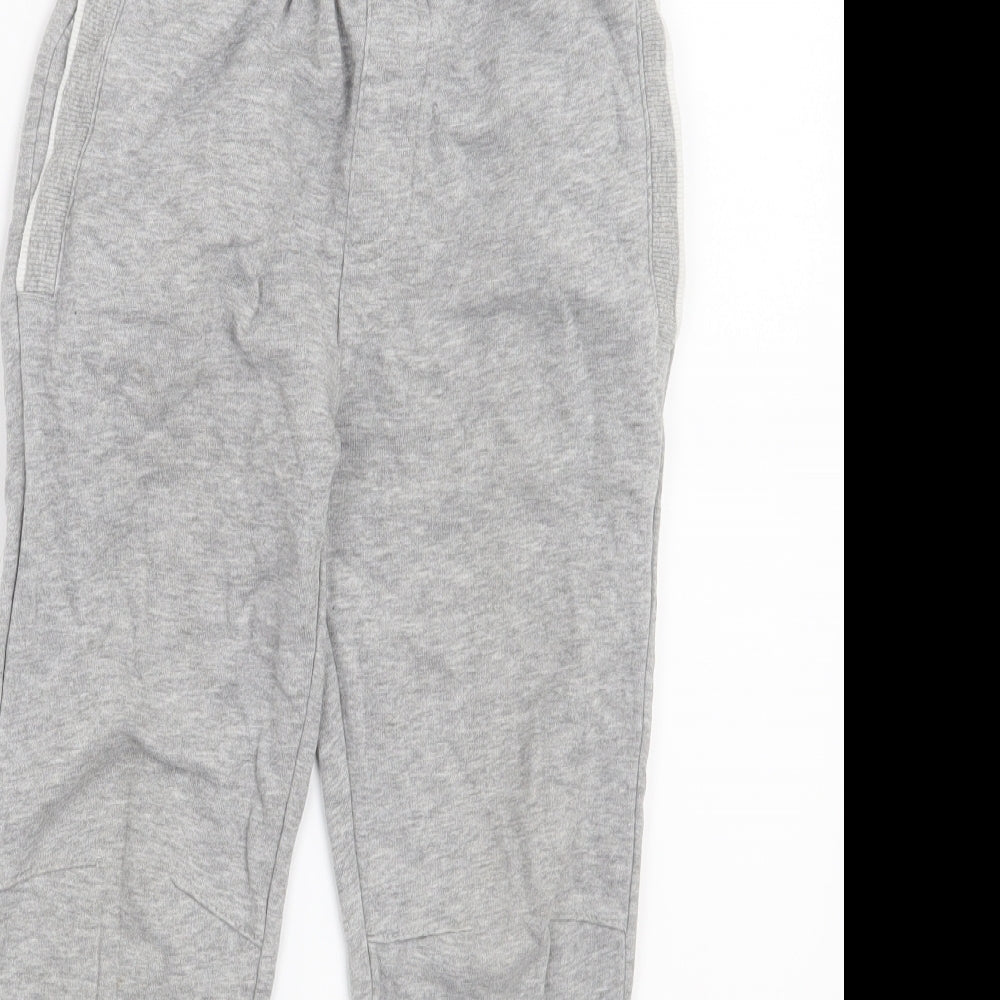 George Boys Grey  Jersey Jogger Trousers Size 6-7 Years