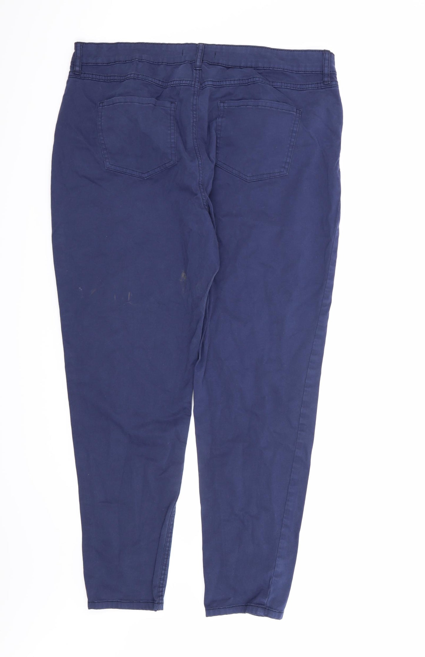 Marks and Spencer Womens Blue   Trousers  Size 18 L27 in