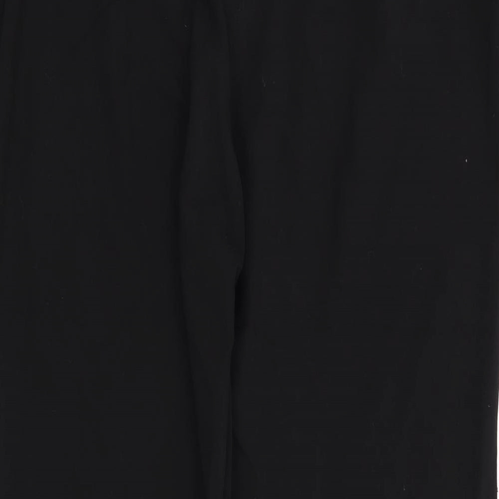 Debenhams Womens Black  Rayon Trousers  Size 18 L28 in