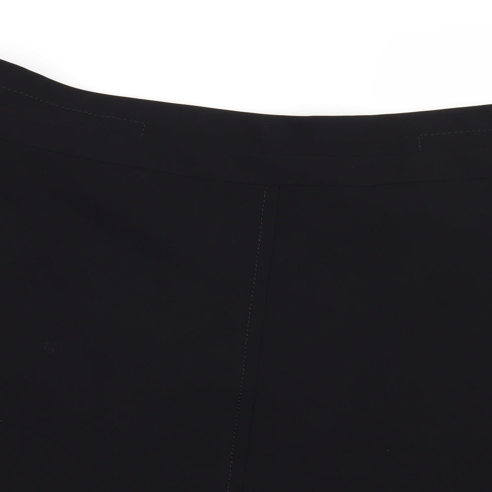 Marks and Spencer Womens Black  Rayon A-Line Skirt Size 20