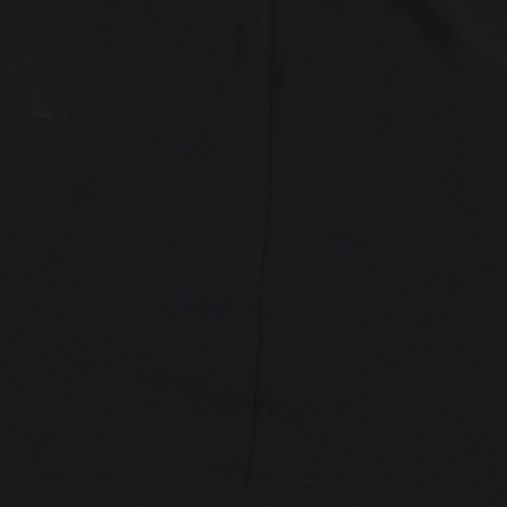 Marks and Spencer Womens Black  Rayon A-Line Skirt Size 20