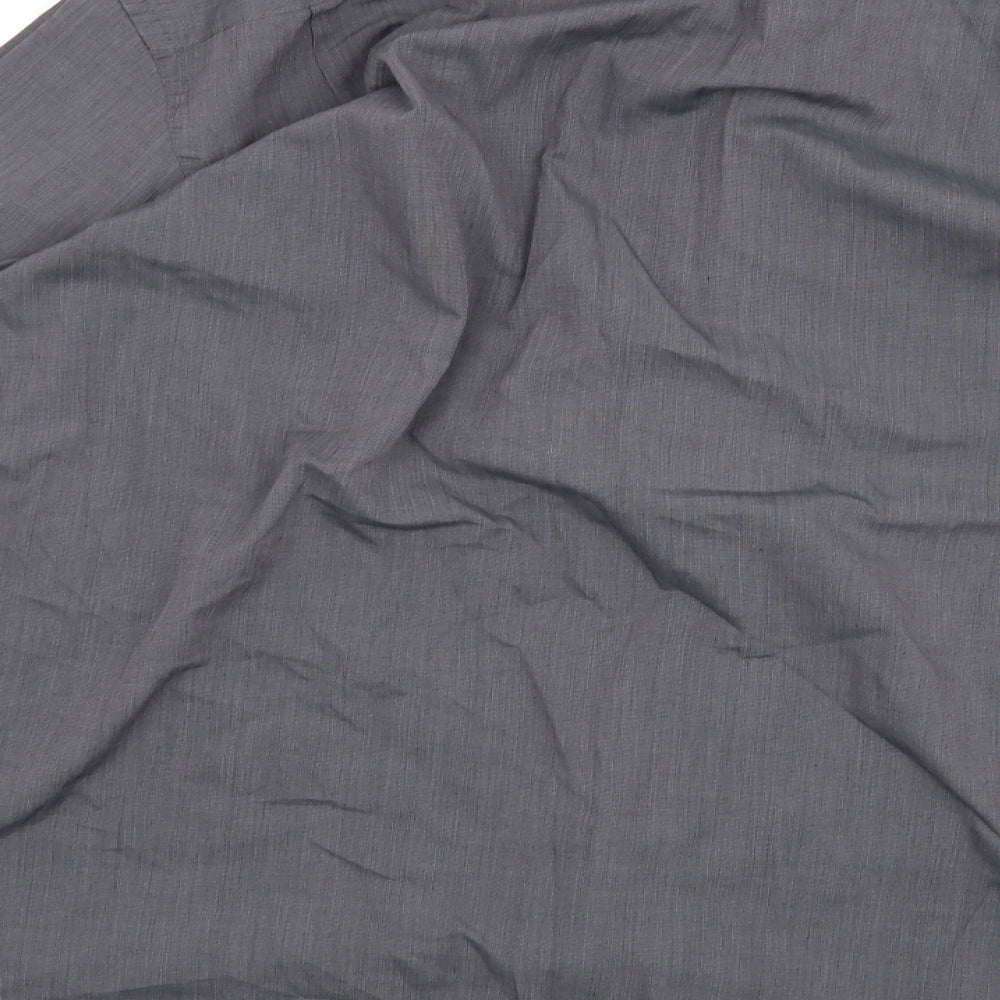 F&F Mens Grey    Dress Shirt Size 17