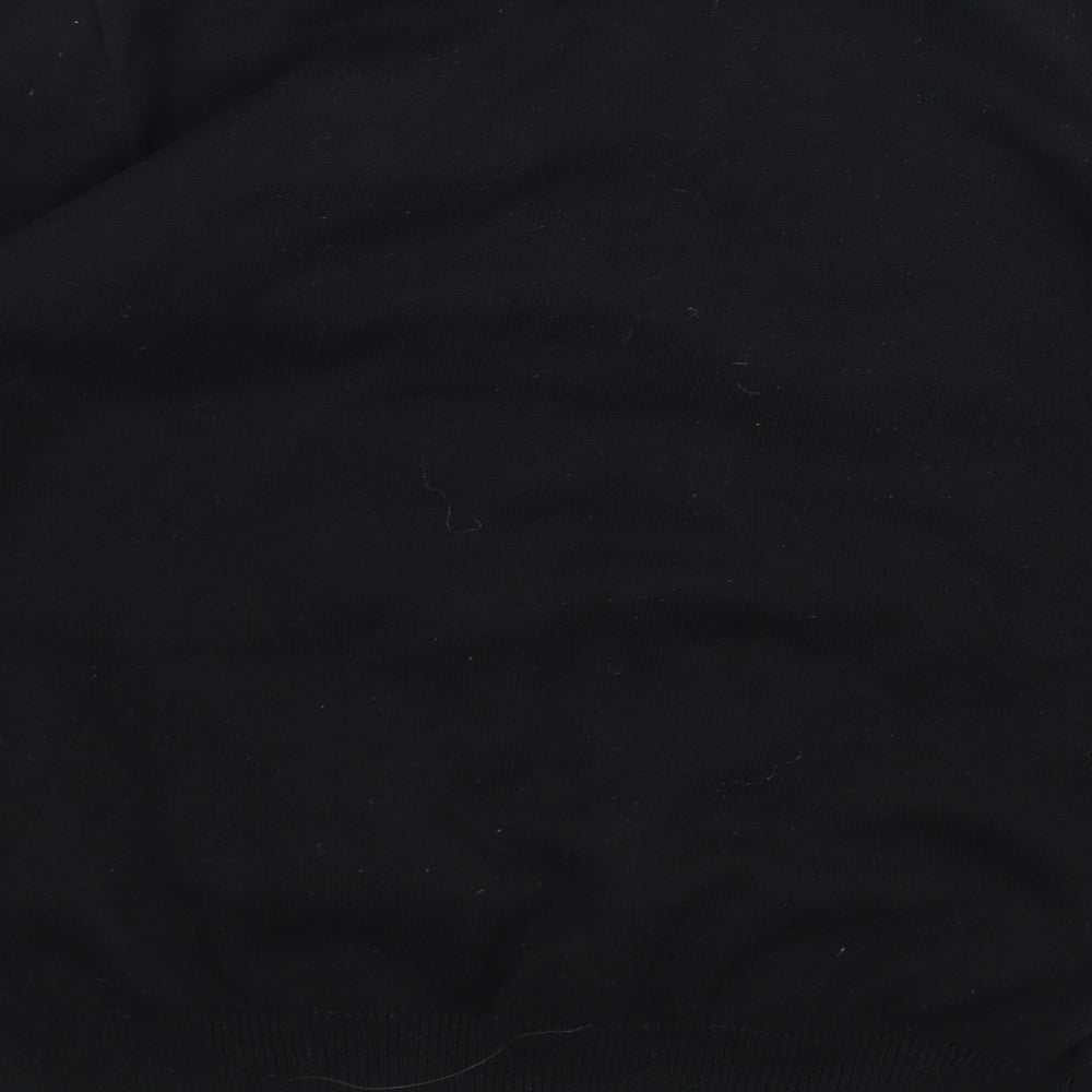 Primark Boys Black  Knit Pullover Jumper Size 9-10 Years  - Christmas Jumper