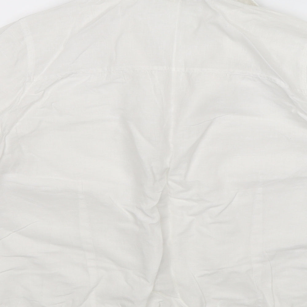 Papaya Womens White   Basic Blouse Size 16