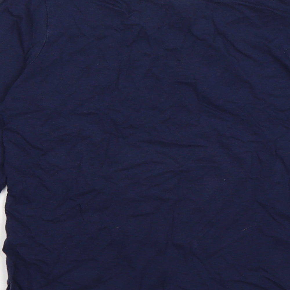 Primark Girls Blue   Basic T-Shirt Size 7-8 Years  - LITTLE LOVE BUTTERFLY