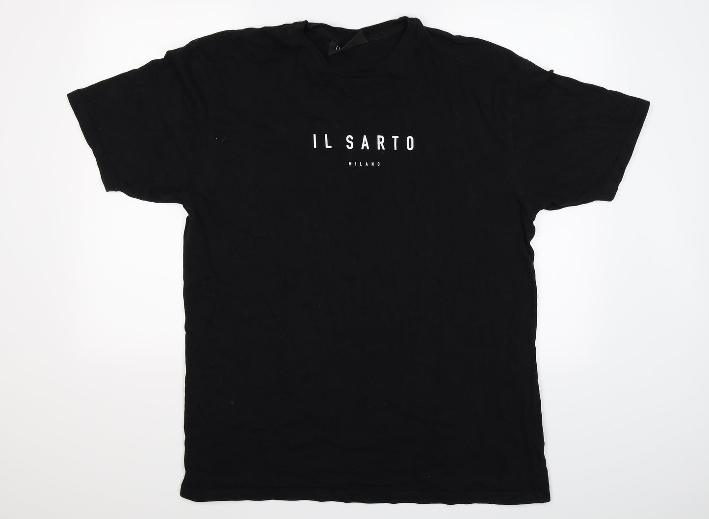 Il Sarto Mens Black    T-Shirt Size L