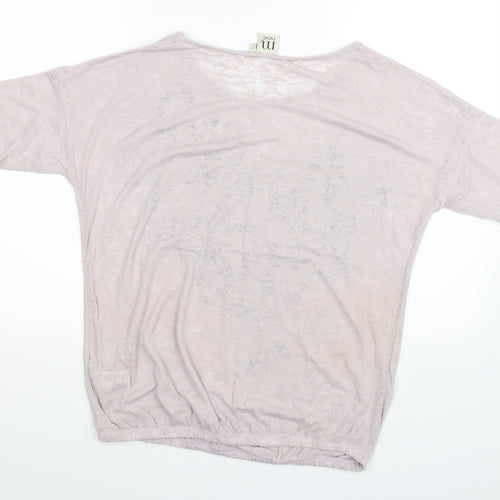 NEXT Womens Pink Floral  Tunic T-Shirt Size 16