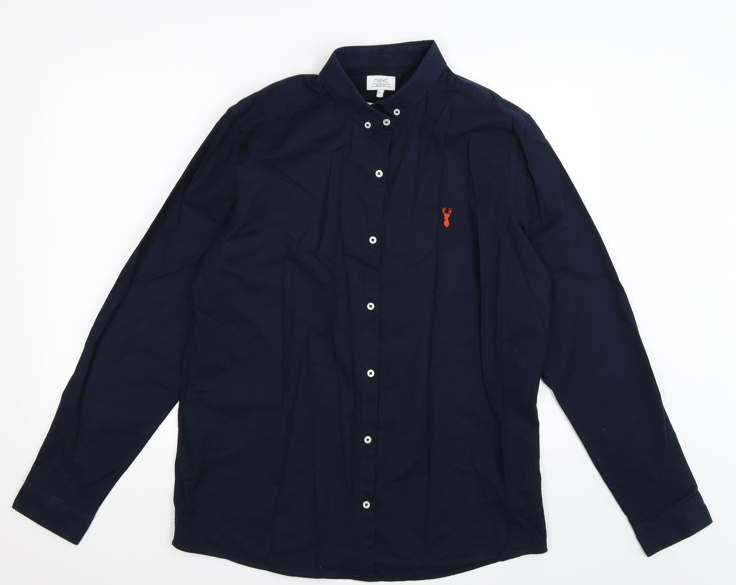 NEXT Mens Blue    Dress Shirt Size L