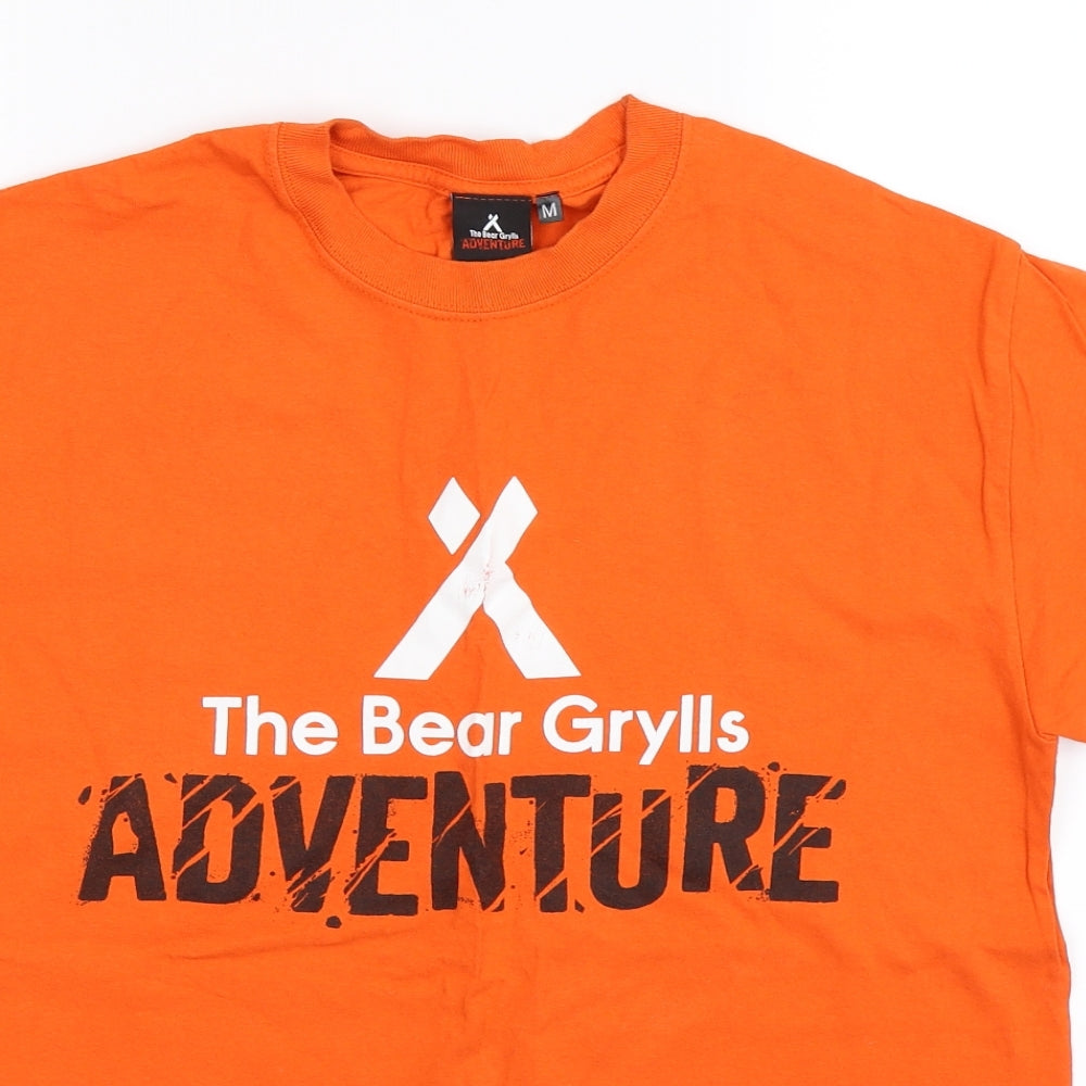 the bear grylls adventure Mens Orange    T-Shirt Size M  - Bear Grylls Adventure