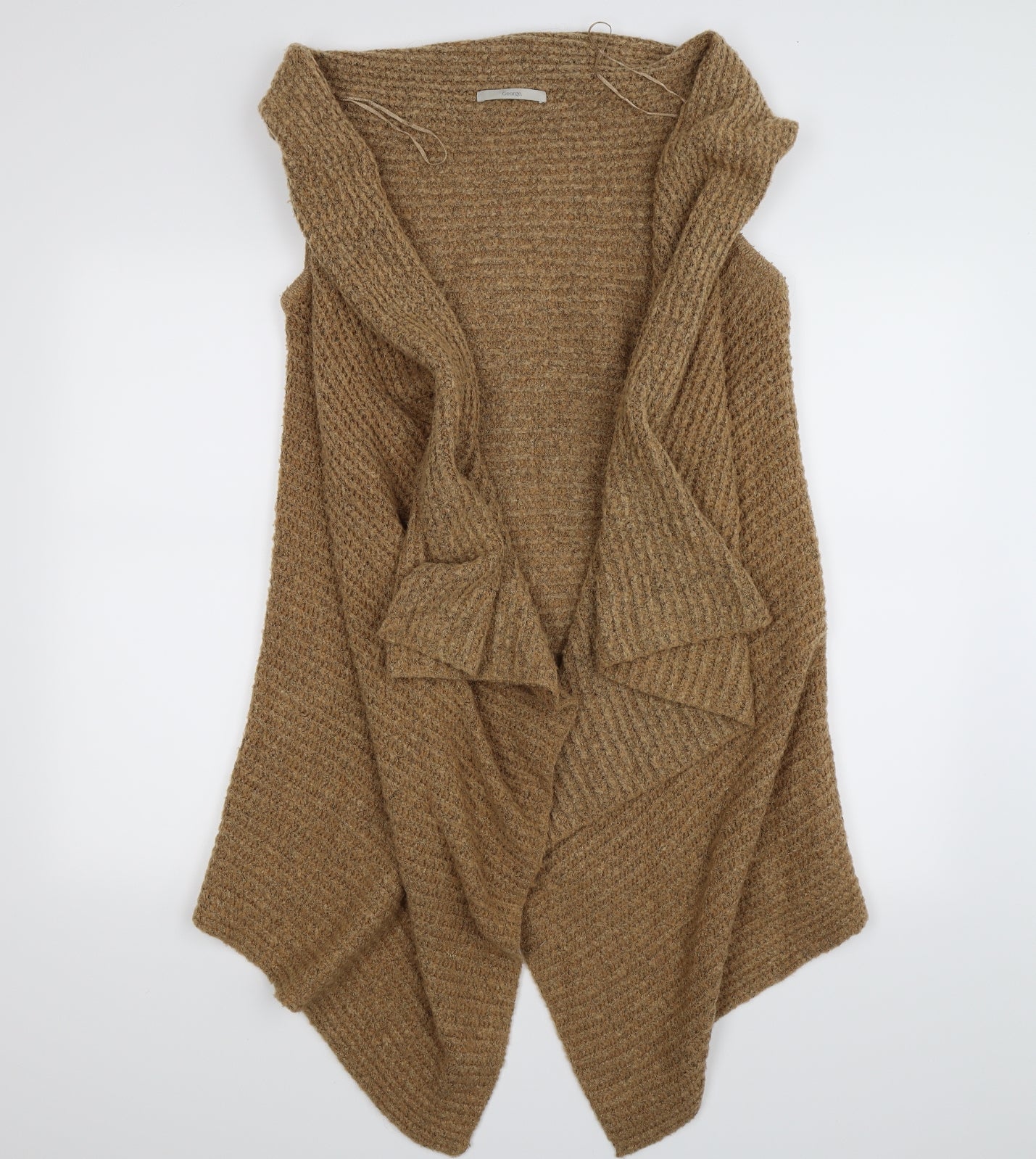 George Womens Brown  Knit Vest Jumper Size M  - WATERFALL