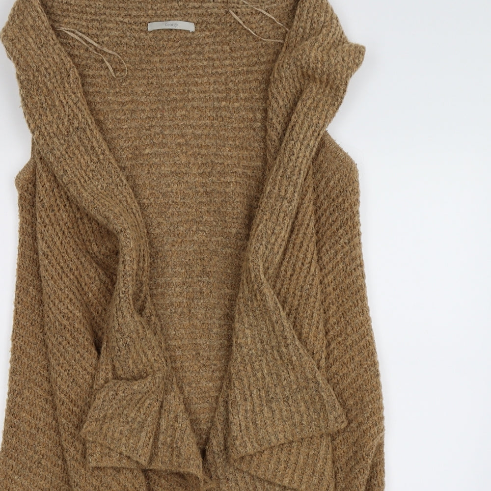 George Womens Brown  Knit Vest Jumper Size M  - WATERFALL