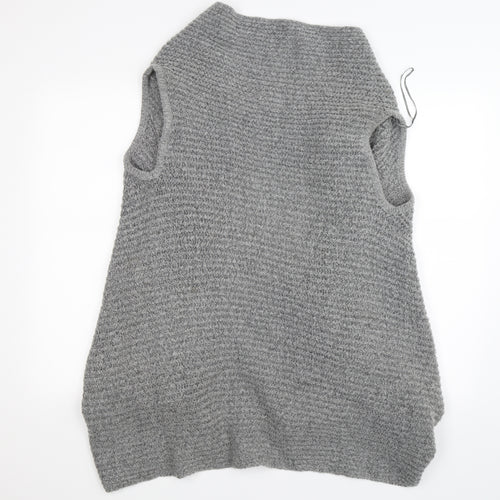 George Womens Grey  Knit Vest Jumper Size M  - WATERFALL