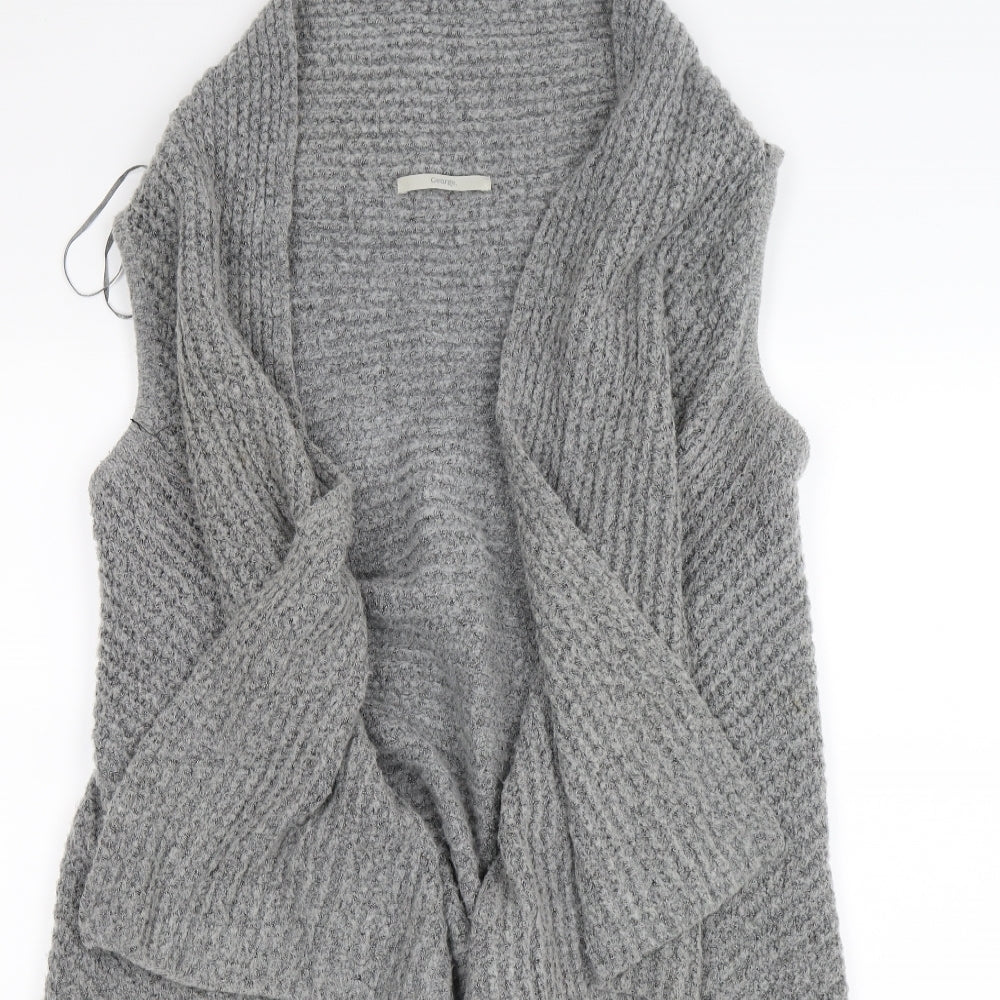 George Womens Grey  Knit Vest Jumper Size M  - WATERFALL