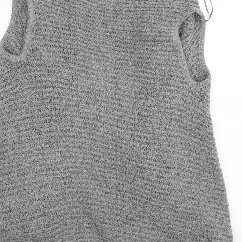 George Womens Grey  Knit Vest Jumper Size M  - WATERFALL