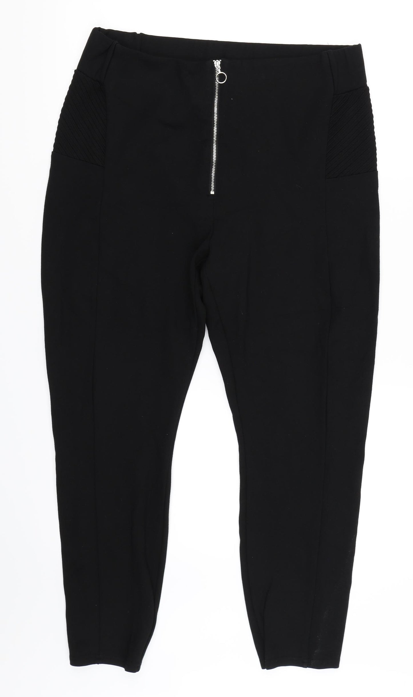 Papaya Womens Black   Pedal Pusher Leggings Size 18