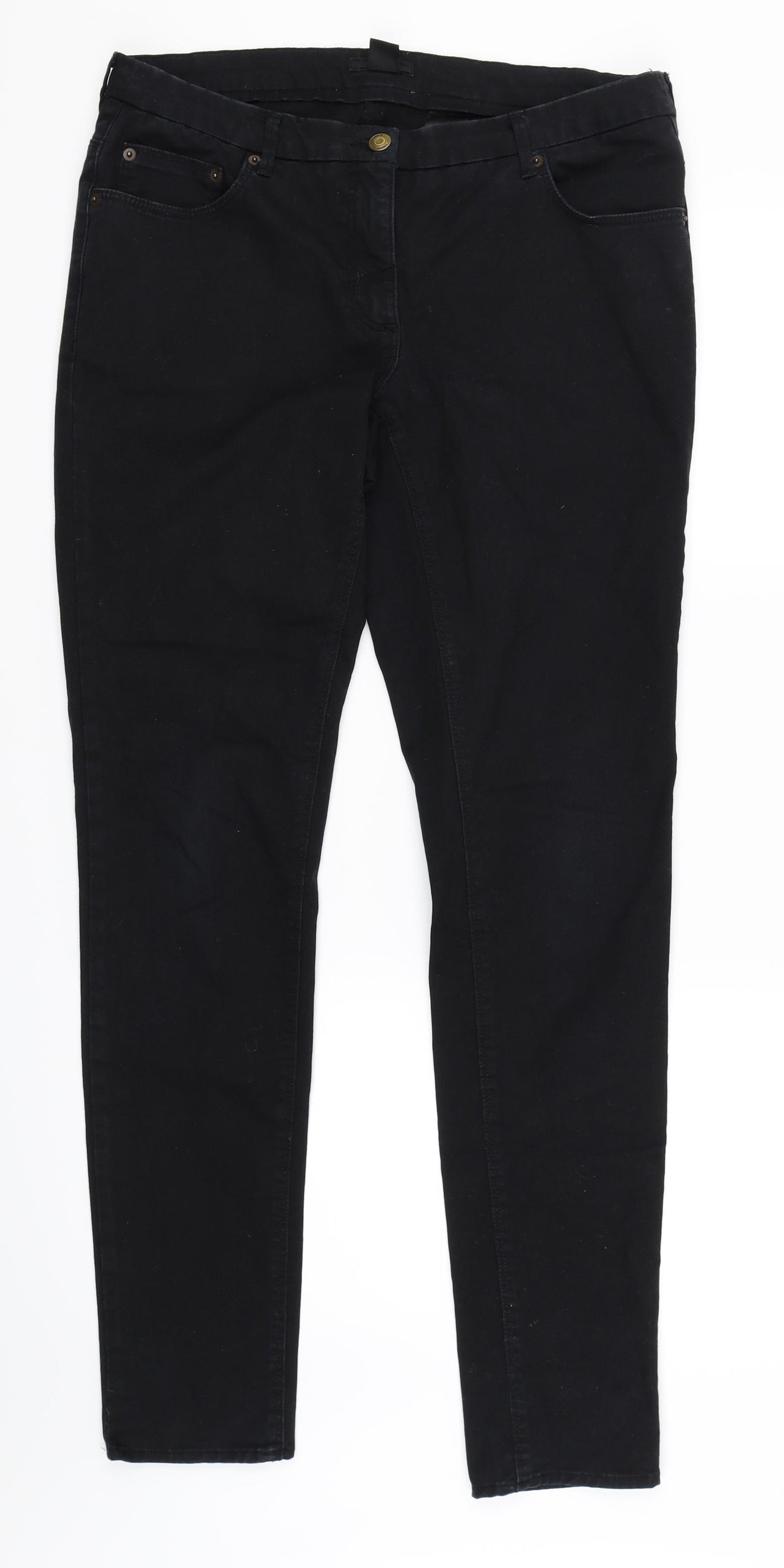H&M Womens Black   Skinny Jeans Size 14