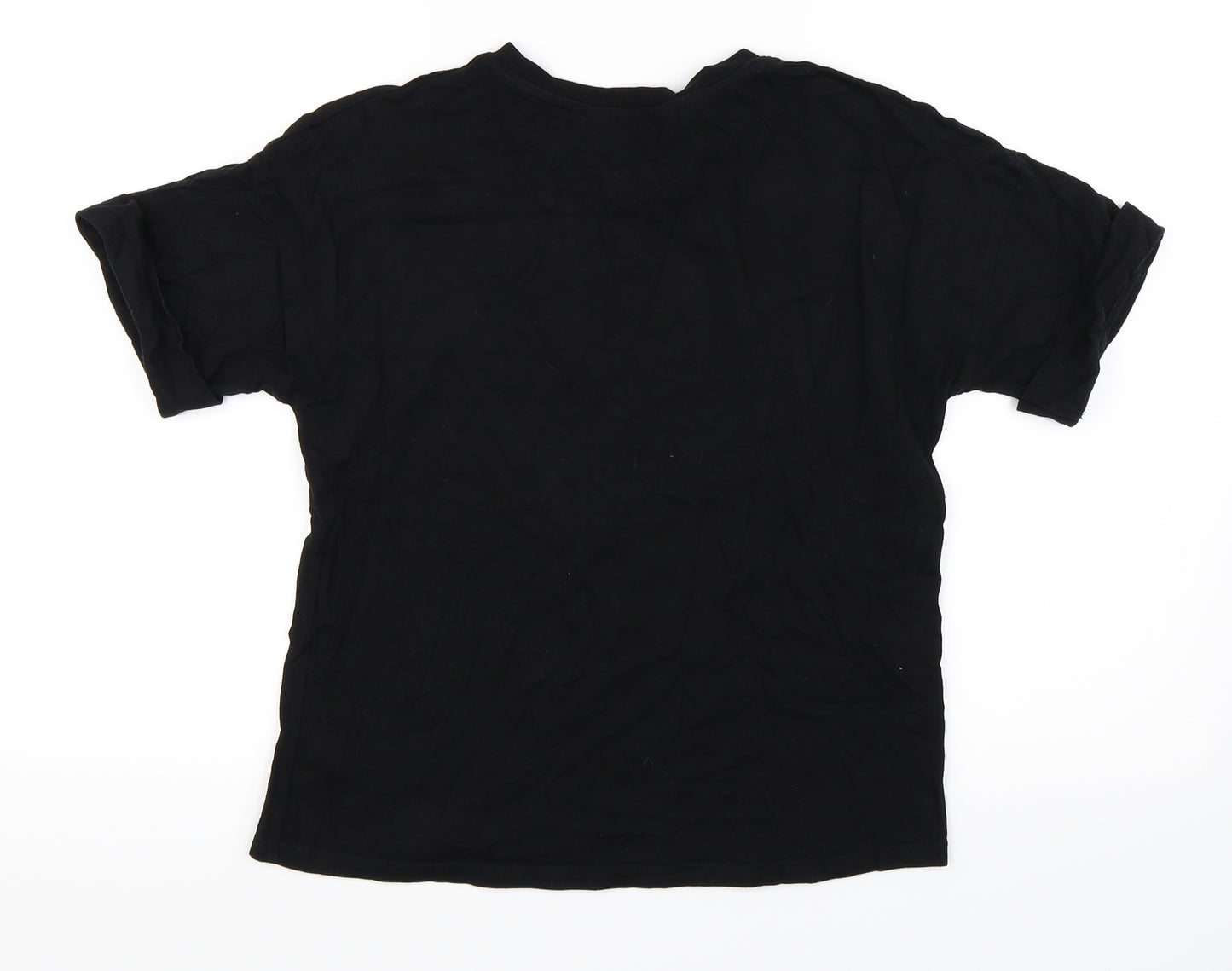 F&F Womens Black   Basic T-Shirt Size 8