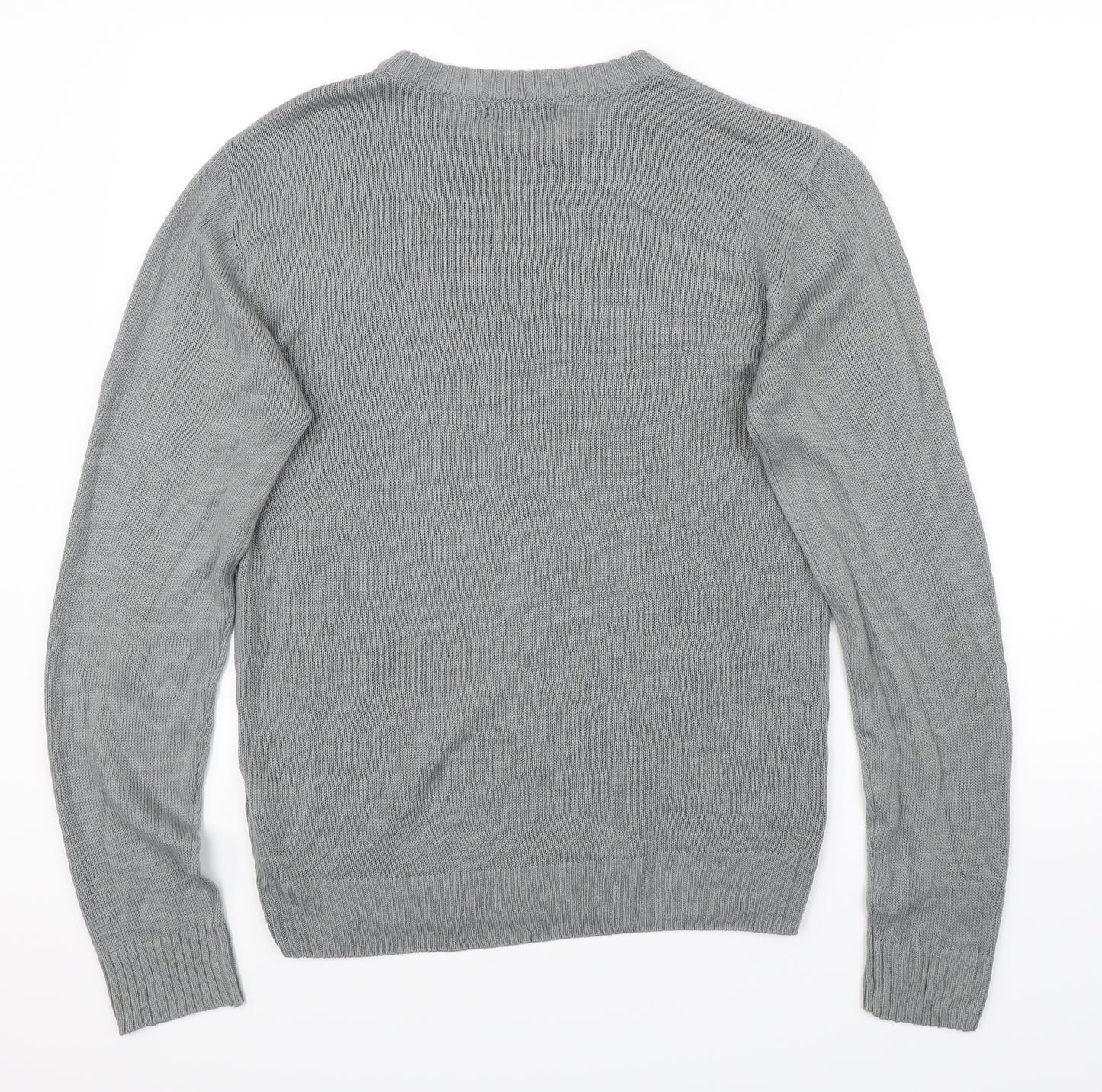 Polo Ralph Lauren Mens Grey  Knit Pullover Jumper Size 2XL