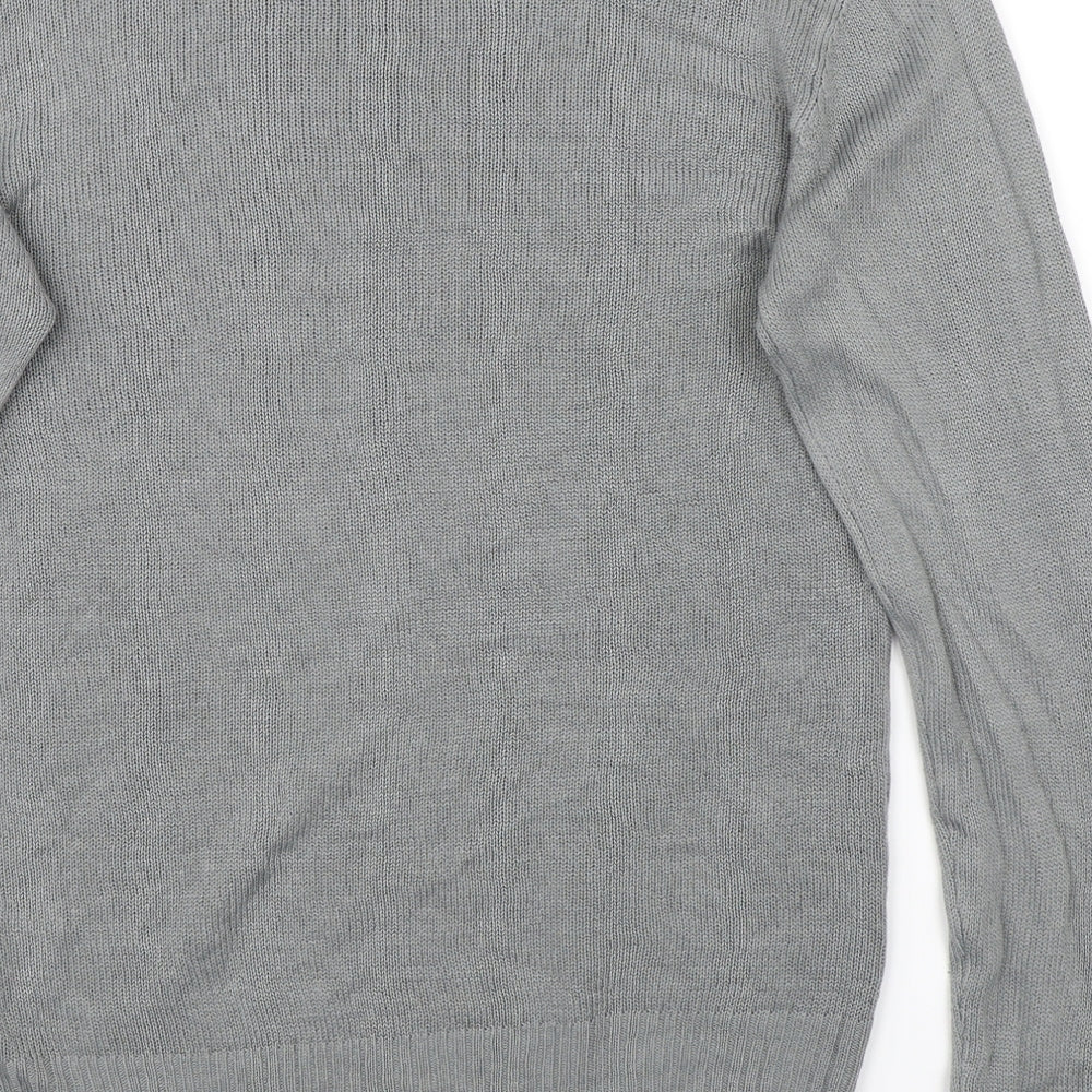 Polo Ralph Lauren Mens Grey  Knit Pullover Jumper Size 2XL