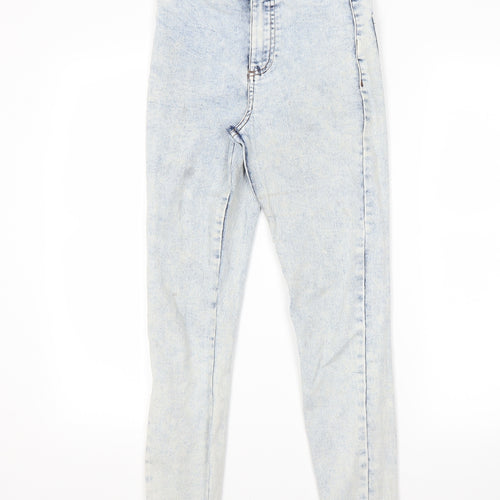 Primark Womens Black  Denim Jegging Jeans Size 6 L26 in