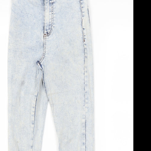 Primark Womens Black  Denim Jegging Jeans Size 6 L26 in