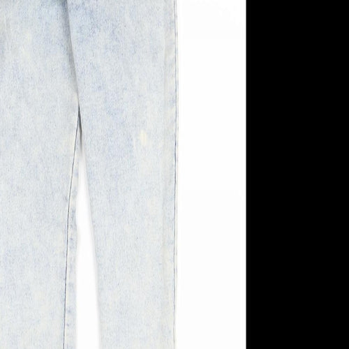 Primark Womens Black  Denim Jegging Jeans Size 6 L26 in