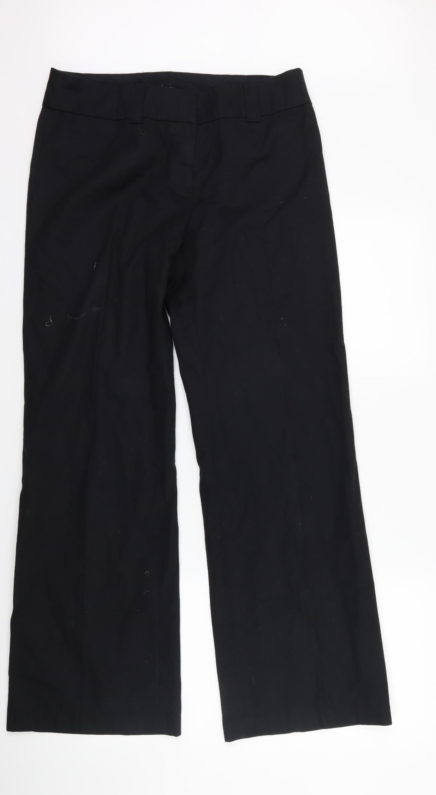 Laura Ashley Womens Black   Trousers  Size 12 L32 in