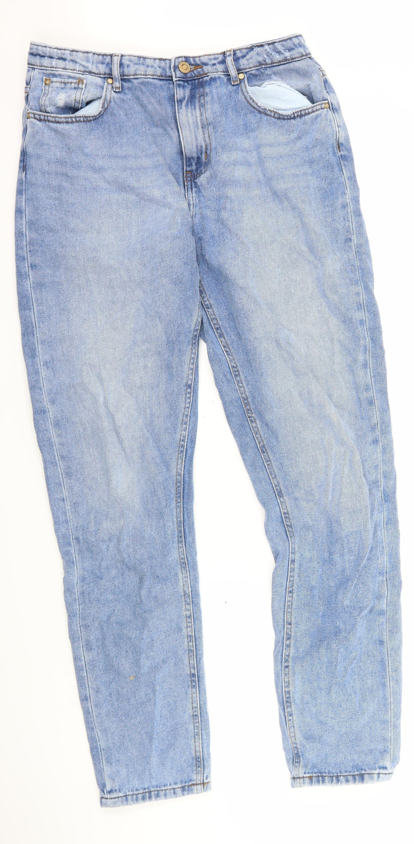 Only Womens Blue  Denim Mom Jeans Size 30 L31 in