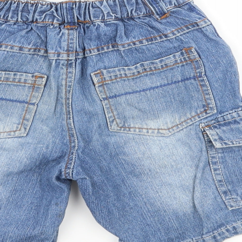 KIDS STUFF Boys Blue  Denim Bermuda Shorts Size 2 Years