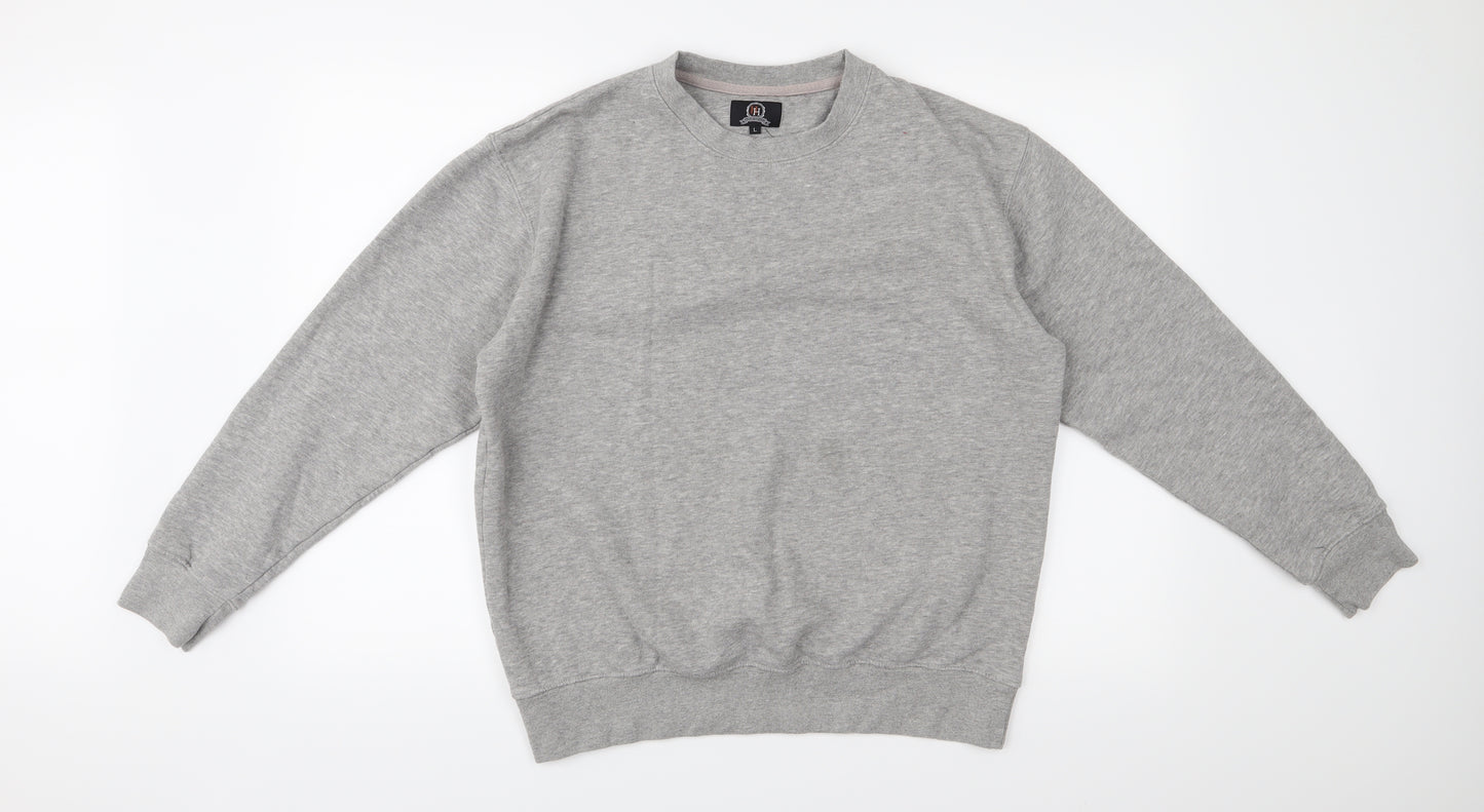 Hutson Harbour Mens Grey   Pullover Jumper Size L