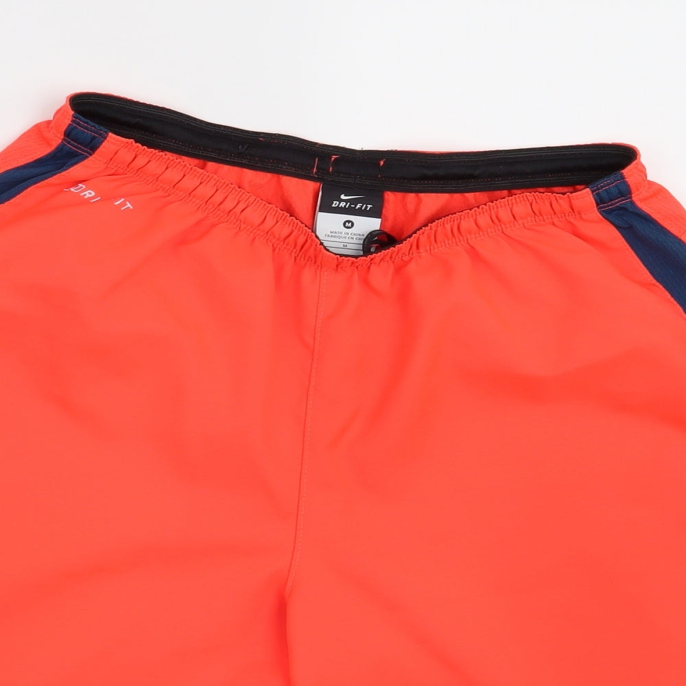 Nike  Mens Pink   Athletic Shorts Size M - Neon Pink
