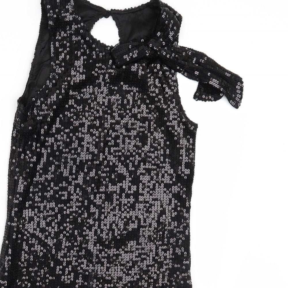 Preworn Womens Black   A-Line  Size 10