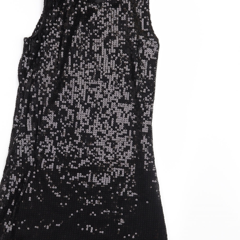 Preworn Womens Black   A-Line  Size 10