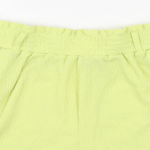 F&F Womens Yellow   Paperbag Shorts Size 10