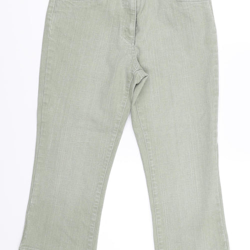 Principles Womens Green   Cropped Jeans Size 10 L20.5 in