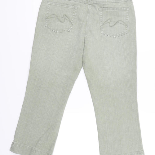 Principles Womens Green   Cropped Jeans Size 10 L20.5 in