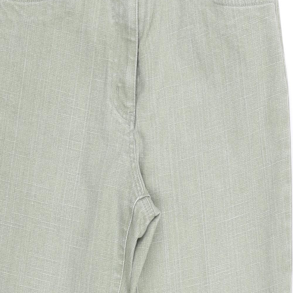 Principles Womens Green   Cropped Jeans Size 10 L20.5 in