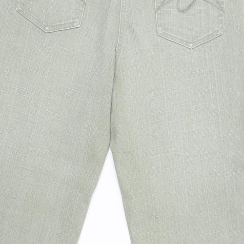 Principles Womens Green   Cropped Jeans Size 10 L20.5 in