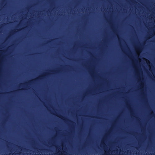 L.O.G.G Boys Blue Animal Print  Bomber Jacket Jacket Size 4-5 Years