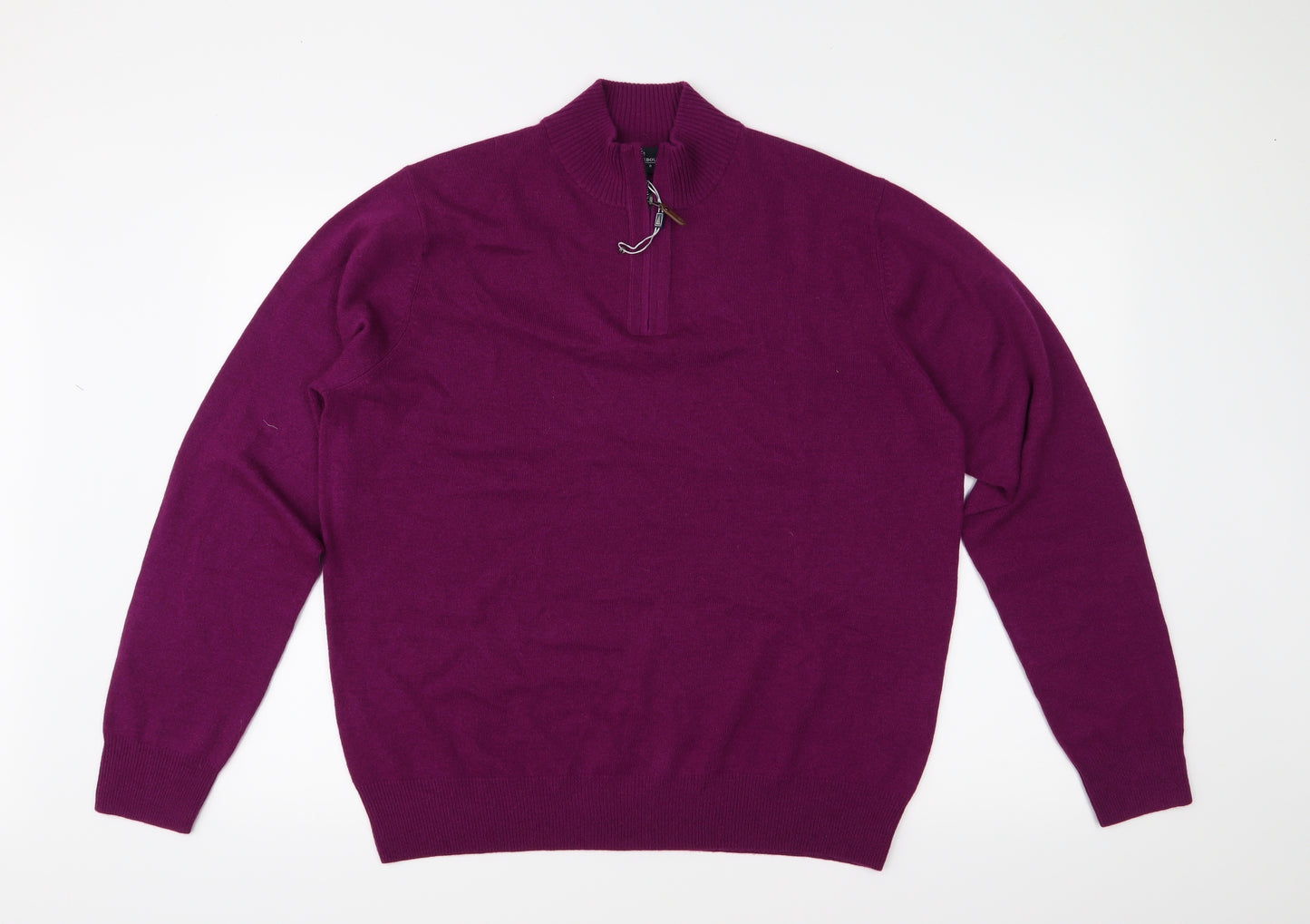 Blue Harbour Mens Purple  Knit Pullover Jumper Size L