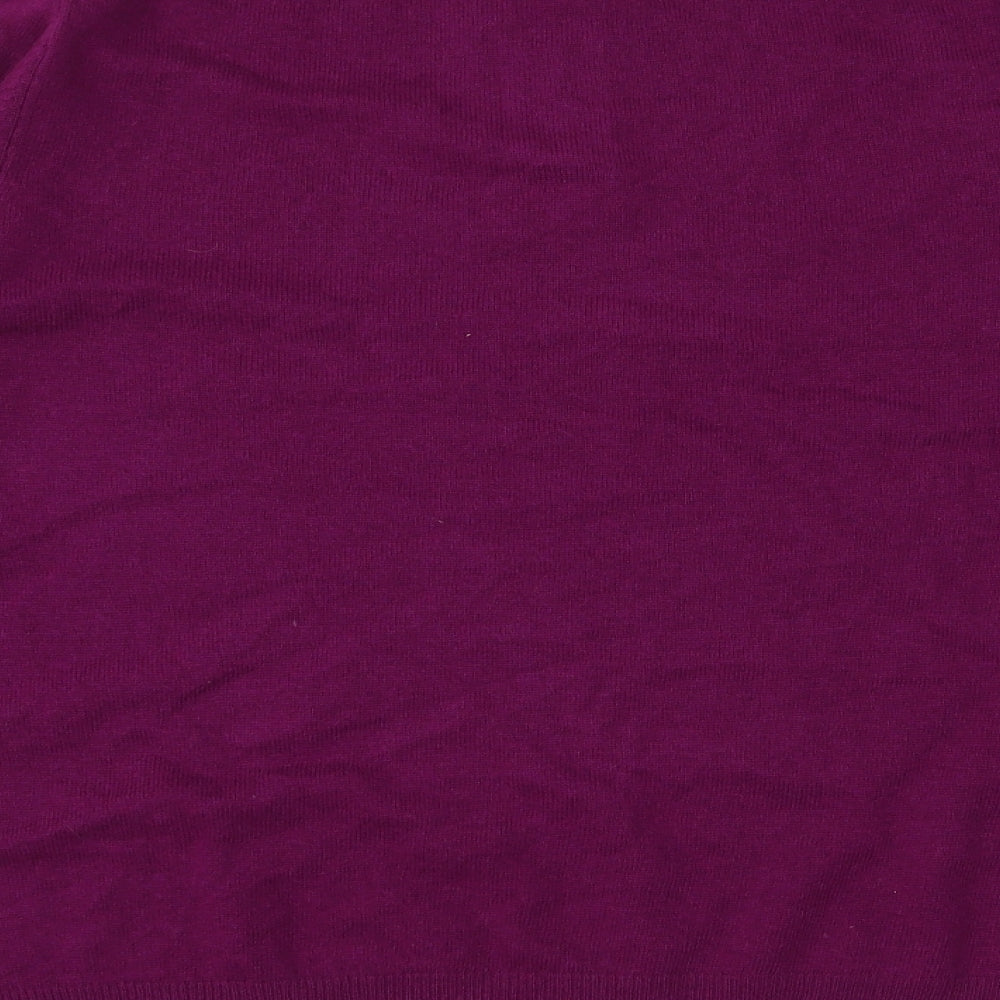 Blue Harbour Mens Purple  Knit Pullover Jumper Size L