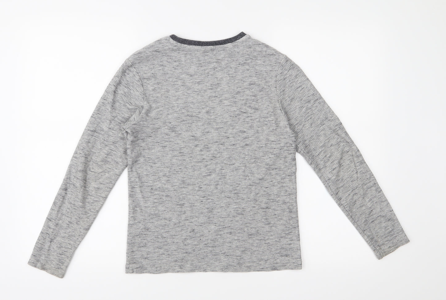 Marks and Spencer Boys Grey   Basic T-Shirt Size 10-11 Years