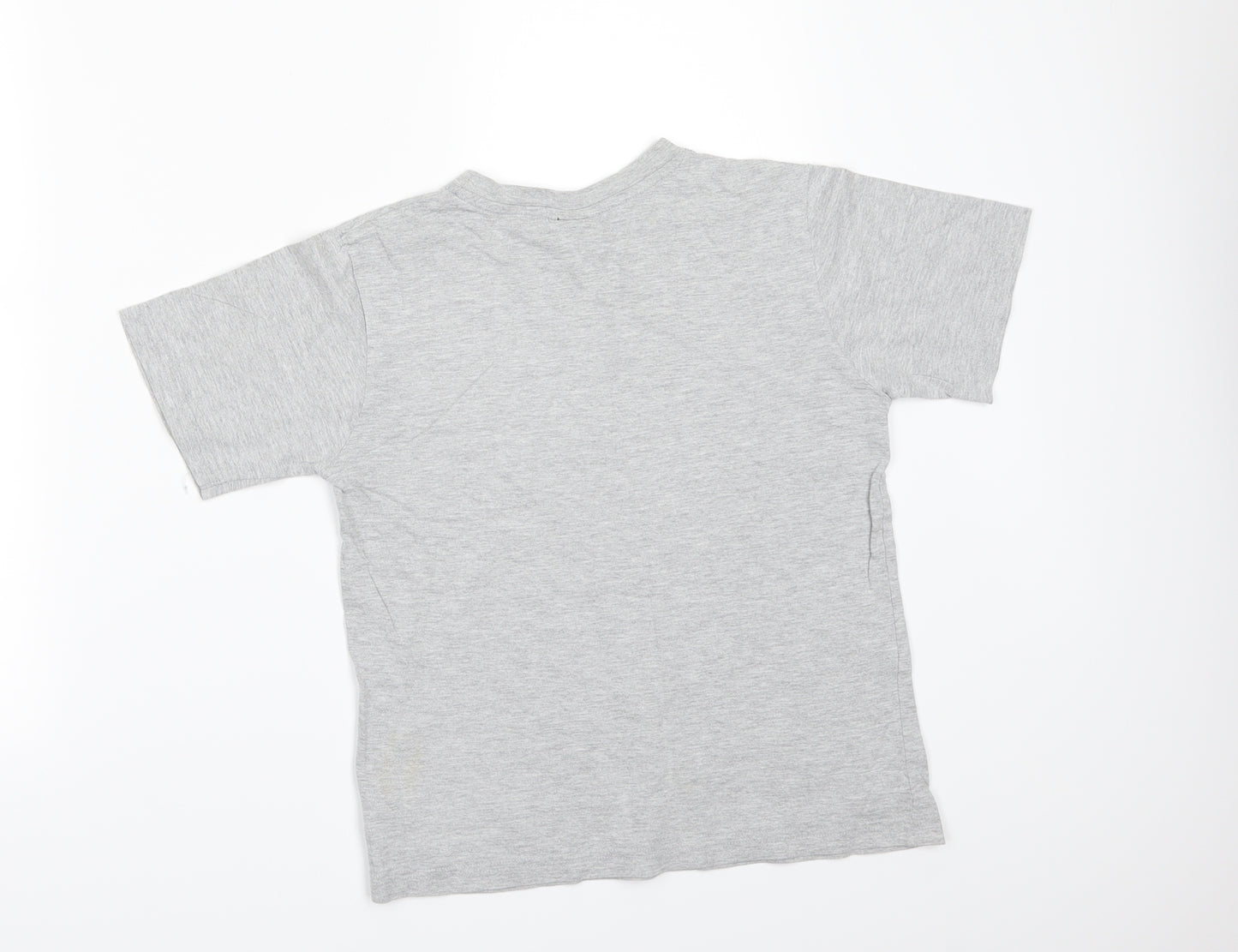 M&Co Boys Grey   Basic T-Shirt Size 8-9 Years