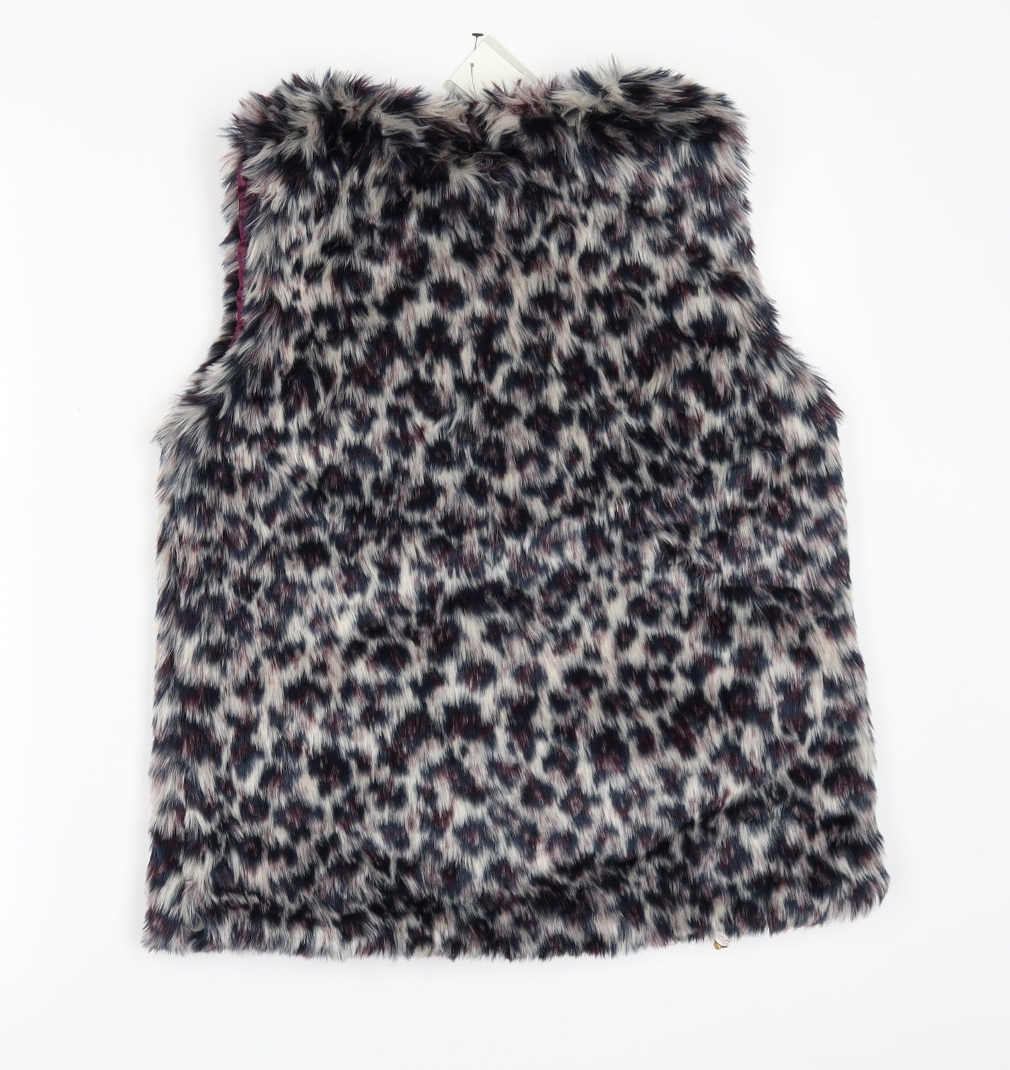 TU Girls Multicoloured Animal Print  Gilet Jacket Size 11-12 Years
